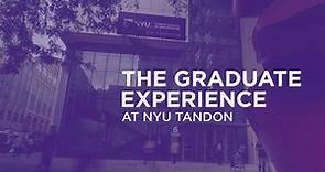The Graduate Experience at the NYU Tandon School of Engineering