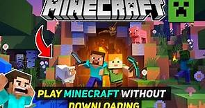 Play Minecraft For Free Without Downloading