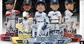 FOCO Selling New Bobbleheads Of Dodgers Rookies James Outman & Miguel Vargas