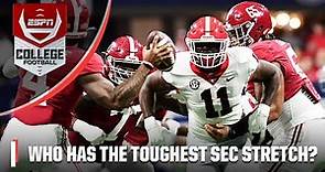 Who has the TOUGHEST STRETCH in their SEC schedule? 👀 | 2024 SEC Schedule Reveal