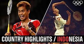 Indonesia's 🇮🇩BEST 🏸moments at the Olympics!