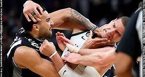 Brook Lopez & Trey Lyles got into a HEATED ALTERCATION after Lyles Shoved Giannis 👀