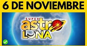 Resultado de ASTRO LUNA del LUNES festivo 6 de NOVIEMBRE del 2023 💫✅💰