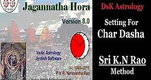 Free Astrology Software -Jhora software setting for Jaimini system as per Sri K.N Rao|DsK Astrology