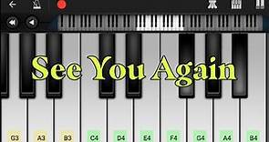 Wiz Khalifa - See You Again ft. Charlie Puth • Easy Tutorial • Perfect Piano