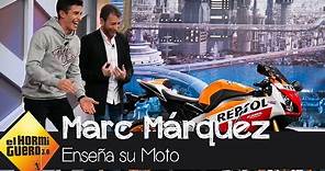 Marc Márquez enseña cómo es y cómo funciona su moto - El Hormiguero 3.0