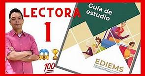 Guía de Ingreso Preparatoria EDIEMS 2022 CONALEP COBACH CBTIS CBTA CETIS TELEBACHILLERATO Lectora 1