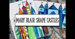Sketchbook Prompt #12 - Mary Blair Shape Castles
