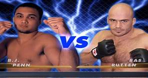 UFC Sudden Impact Gameplay BJ Penn vs Bas Rutten