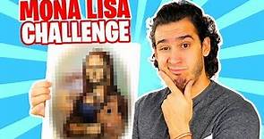 DIBUJO A LA MONA LISA A MI ESTILO !! MONA LISA CHALLENGE | HaroldArtist