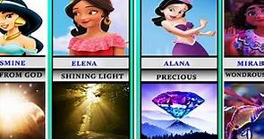 Disney Princess And Their Meaning of Names
