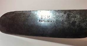 World War II USMC Bolo Knife