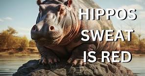 Mystery of Hippos' Red Sweat Revealed
