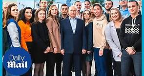 Putin delivers speech to students at Moscow University