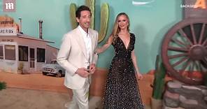 Adrien Brody and Georgina Chapman at 'Asteroid City' premiere