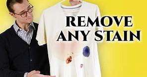How to Remove Stains From Clothes At Home Better Than The Dry Cleaner