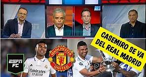 OFICIAL CASEMIRO se irá al MANCHESTER UNITED. Gran negocio para el brasileño y REAL MADRID | ESPN FC