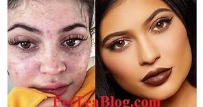 KYLIE JENNER without MAKEUP on - COMPILATION