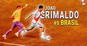 Joao Grimaldo vs Brasil || DEBUT Selección Peruana ● 2023ᴴᴰ