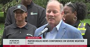 Detroit Mayor Mike Duggan gives update on storm damage across the city