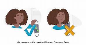 How to wear a fabric mask safely