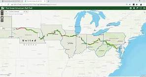 Great American Rail-Trail Interactive Map and TrailLink Tutorial