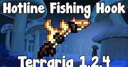 Hotline Fishing Hook - Terraria 1.2.4 Guide New Fishing Rod! - GullofDoom-1