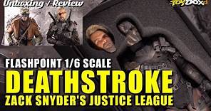 Deathstroke Snyder Cut - FlashPoint 1/6 Scale DeathKnell Unboxing & Review