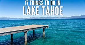 17 Things to Do in Lake Tahoe in the Summer