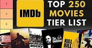 IMDB Top 250 Movie Tier List