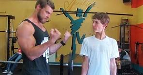 Teen Beginners Bodybuilding Training - Upper Body - Chest, Arms, Shoulders