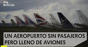 El aeropuerto sin pasajeros con más aviones está en Teruel