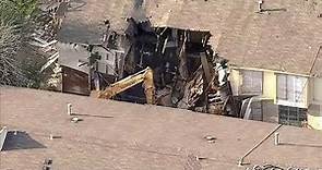 Dallas apartment explosion aftermath