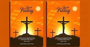 Good Friday Banner Design | Good Friday Poster Design | Good Friday Flyer design | Festival banner