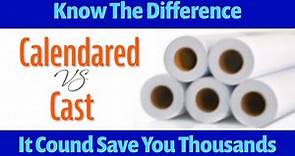 The Difference Between Cast and Calendared Vinyl: What You Should Know
