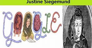 Justine Siegemund Midwife who challenged 17th century patriarchy | Celebrating Justine Siegemund