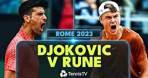 Novak Djokovic vs Holger Rune Highlights | Rome 2023