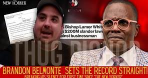 1 YEAR SINCE WHITEHEAD ROBBERY| BRANDON BELMONTE RESPONDS TO BISHOP WHITEHEAD IN EXCLUSIVE INTERVIEW