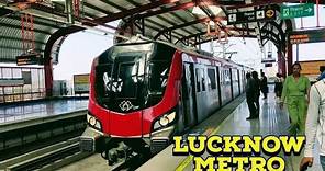 LUCKNOW METRO TOUR | Modern Metro of India