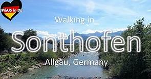 【Allgäu】🇩🇪Walking in Sonthofen Allgäu Southern Germany / Walking Tour