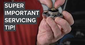 Replacing Radiator Cap - Bad Cap Signs & Symptoms & How Radiator Caps Really Work