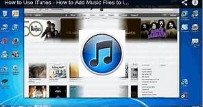 How to Use iTunes - How to Add Music Files to iTunes Library - Free & Easy