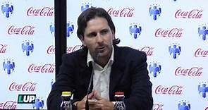 Daniel Alcántar en conferencia de prensa