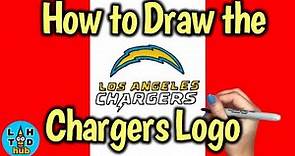 How to Draw the Los Angeles Chargers NFL Logo
