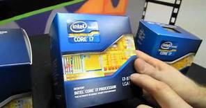 Intel 3770K 3570K Ivy Bridge 3rd Generation Core CPU Unboxing & First Look Linus Tech Tips
