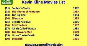 Kevin Kline Movies List