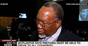 Kgalema Motlanthe says SA must not be pressured to take sides in geopolitics