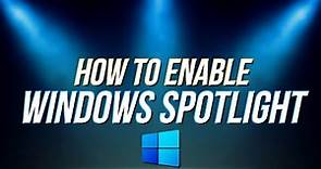 How to Enable Windows Spotlight Wallpaper (Windows 11)