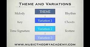 Music Theory Lesson - Theme and Variations