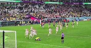 4K) 12/09/2022 Qatar worldcup Brazil vs Croatia penalty shootout, after the loss of Marquinhos